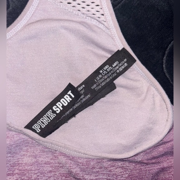 PINK Victoria's Secret Purple Ombre Sports Bra - Picture 3 of 3